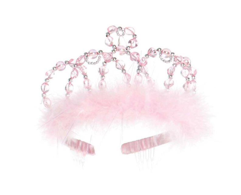 Great Pretenders Karneval Kinder Diadem rosa-silber