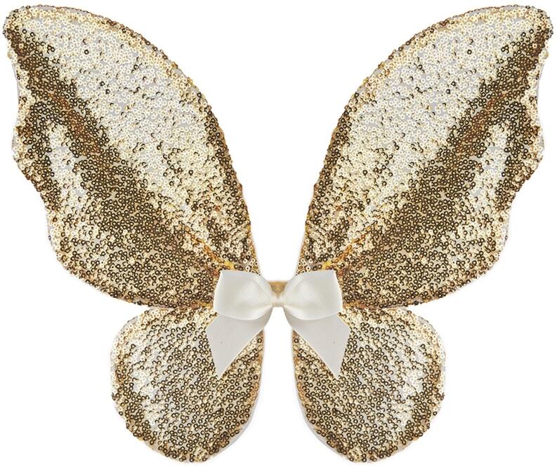 Great Pretenders Karneval Mädchen Kostüm Fee Pailletten gold