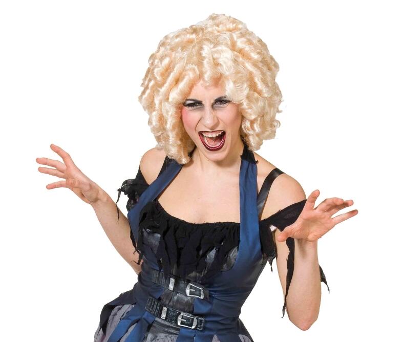 Karneval Halloween Damen Perücke Ghouldilocks