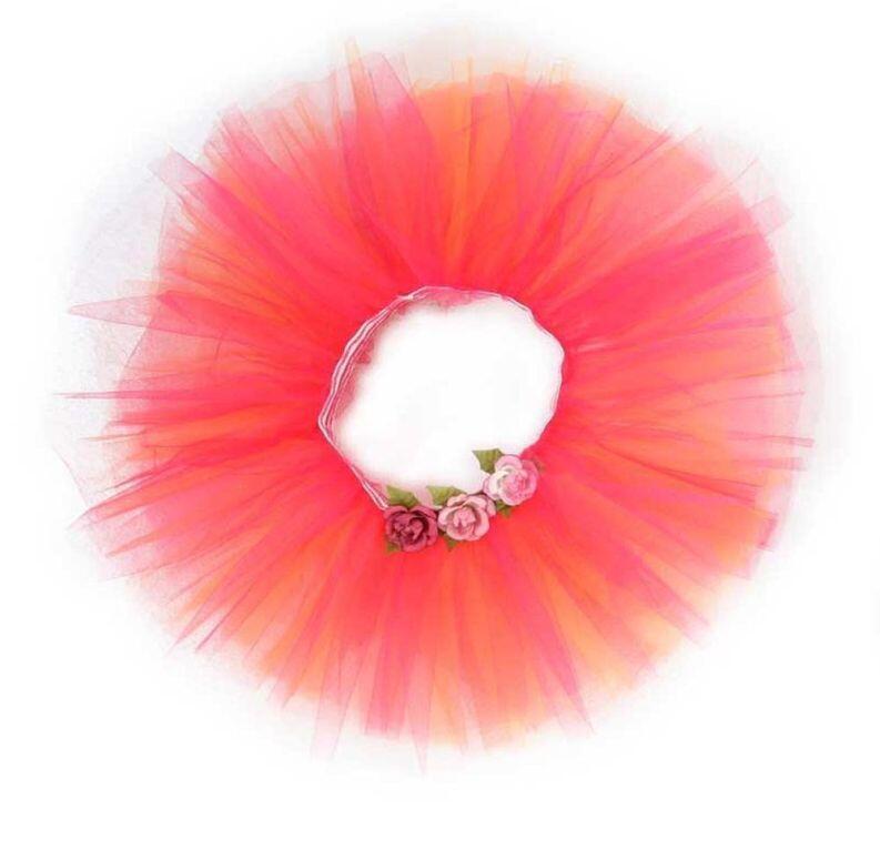 Great Pretenders Kinder Mädchen Rosen Tutu orange