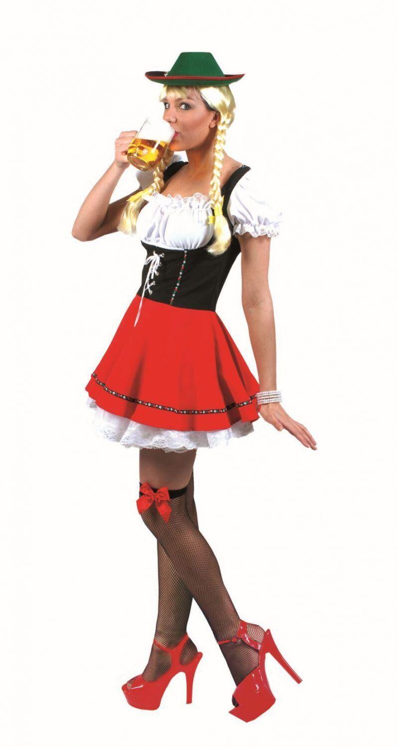 Karneval Damen Kostüm Tiroler Dirndl Greta