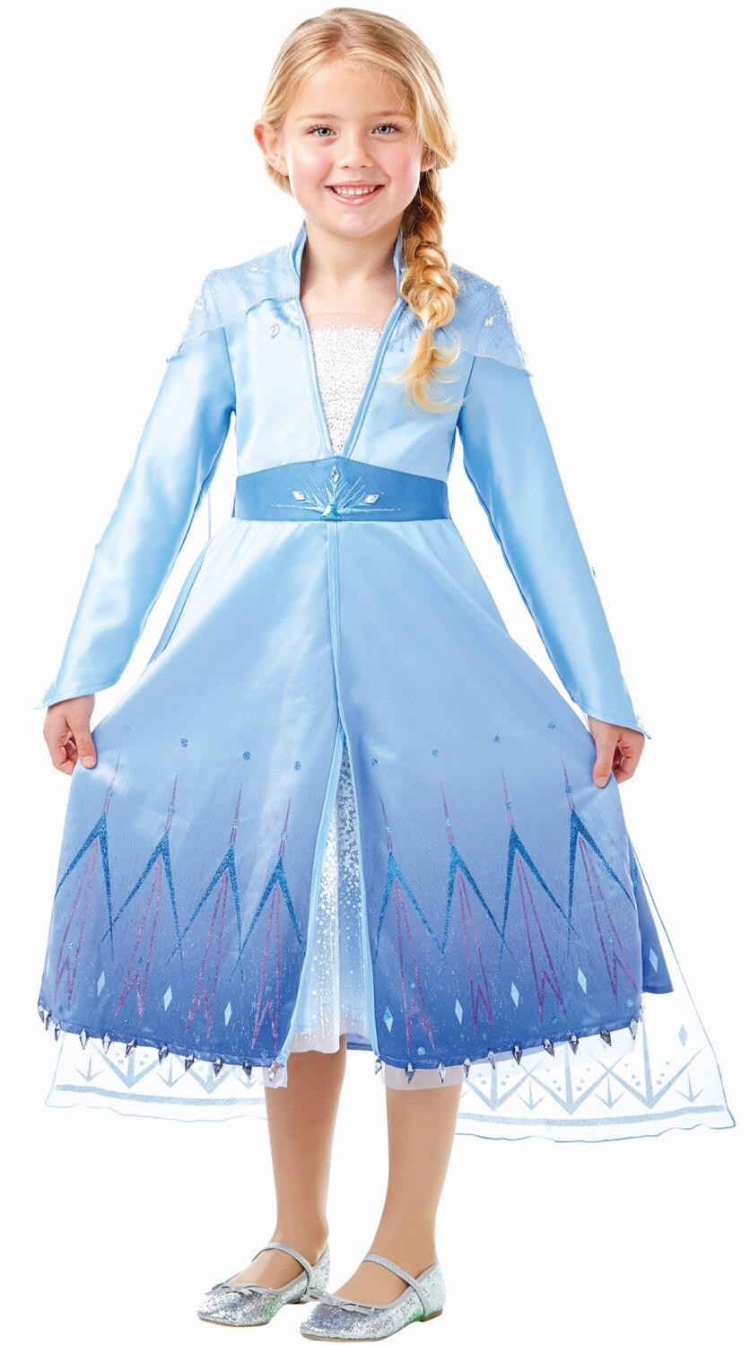 Karneval M&auml;dchen Kost&uuml;m Elsa Frozen 2 Premium