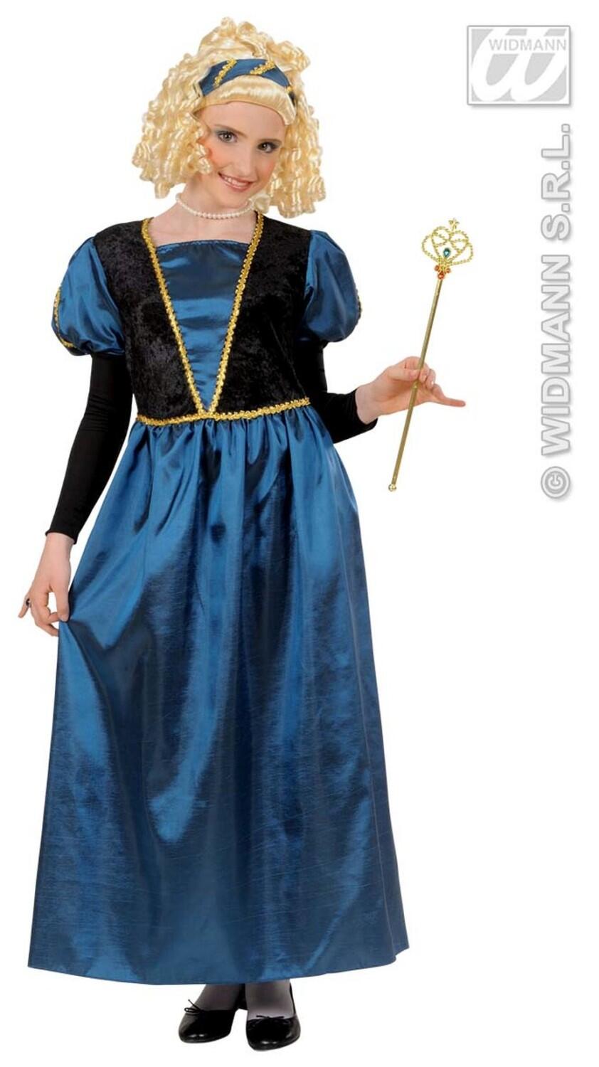 Karneval M&auml;dchen Kost&uuml;m Prinzessin blau