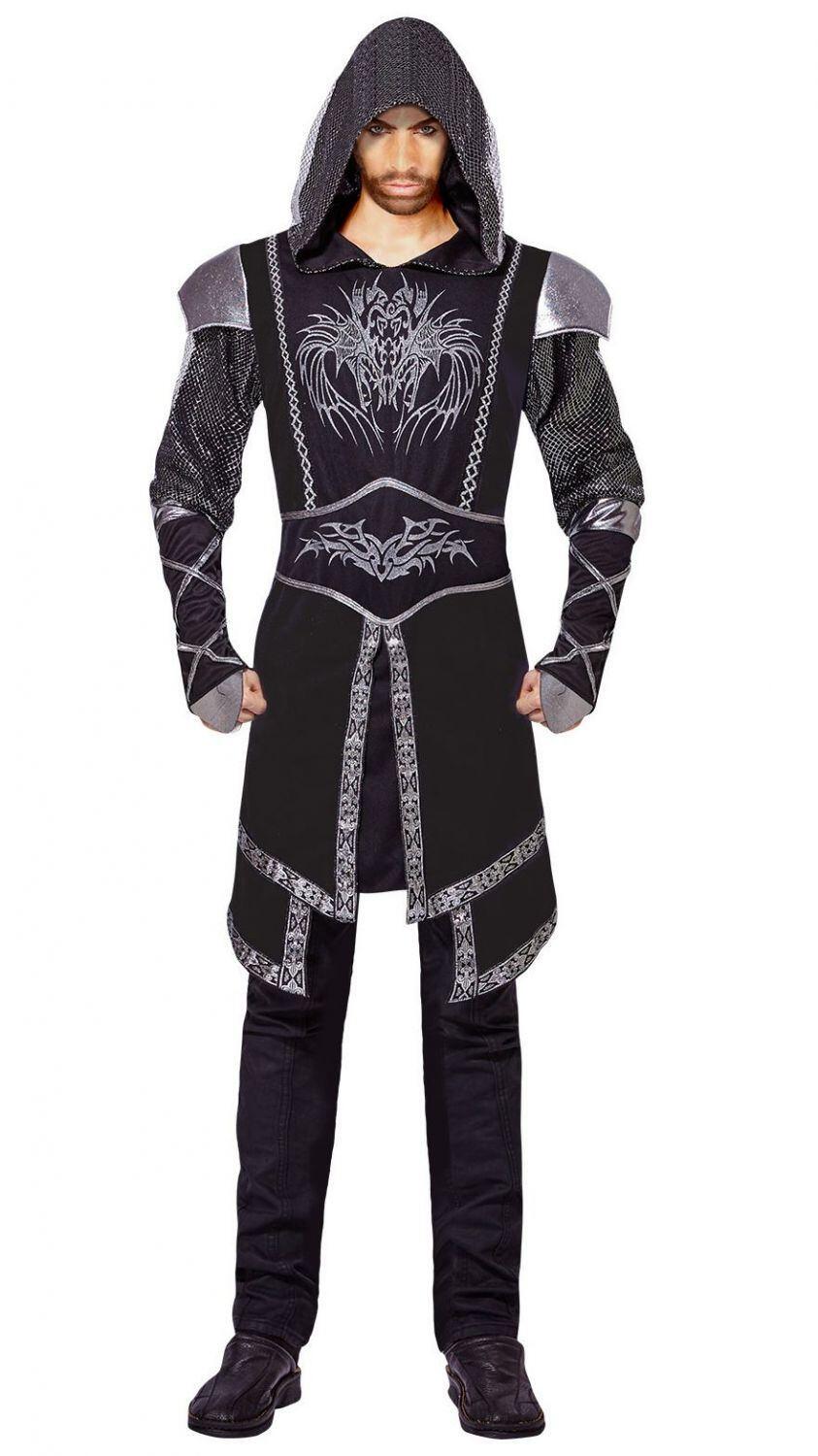 Karneval Halloween Herren Kost&uuml;m Dark Assassin