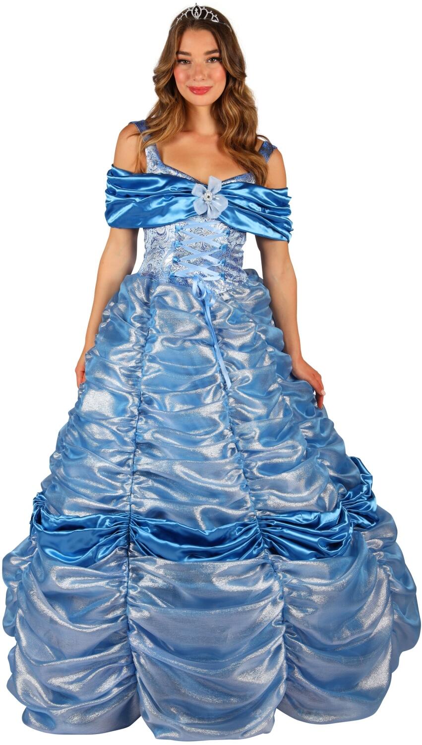 Thetru Karneval Damen Kost&uuml;m Aschenputtel blau