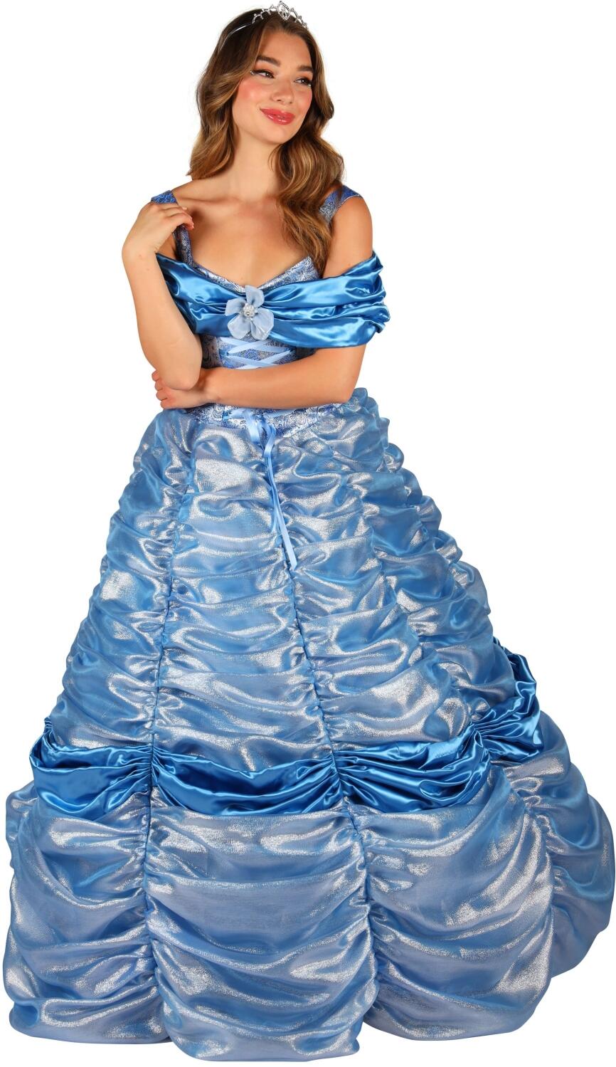 Thetru Karneval Damen Kost&uuml;m Aschenputtel blau