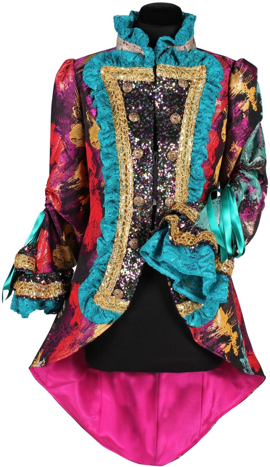 Thetru Karneval Damen Kost&uuml;m Jacke Global Paint
