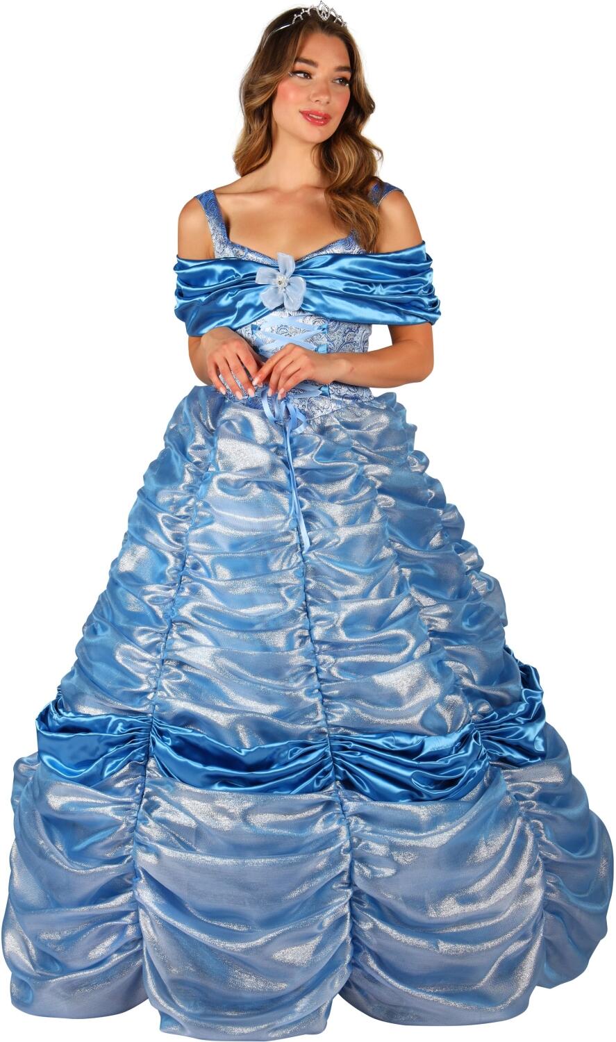 Thetru Karneval Damen Kost&uuml;m Aschenputtel blau