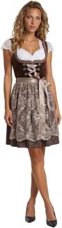 Thetru Oktoberfest Damen Dirndl Jula braun