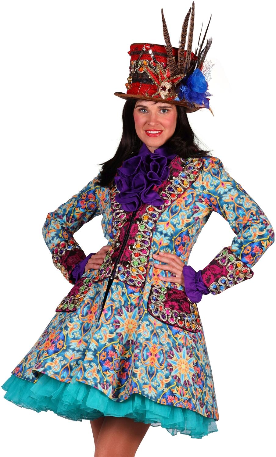 Thetru Karneval Damen Kost&uuml;m Jacke Frack Spring Fair