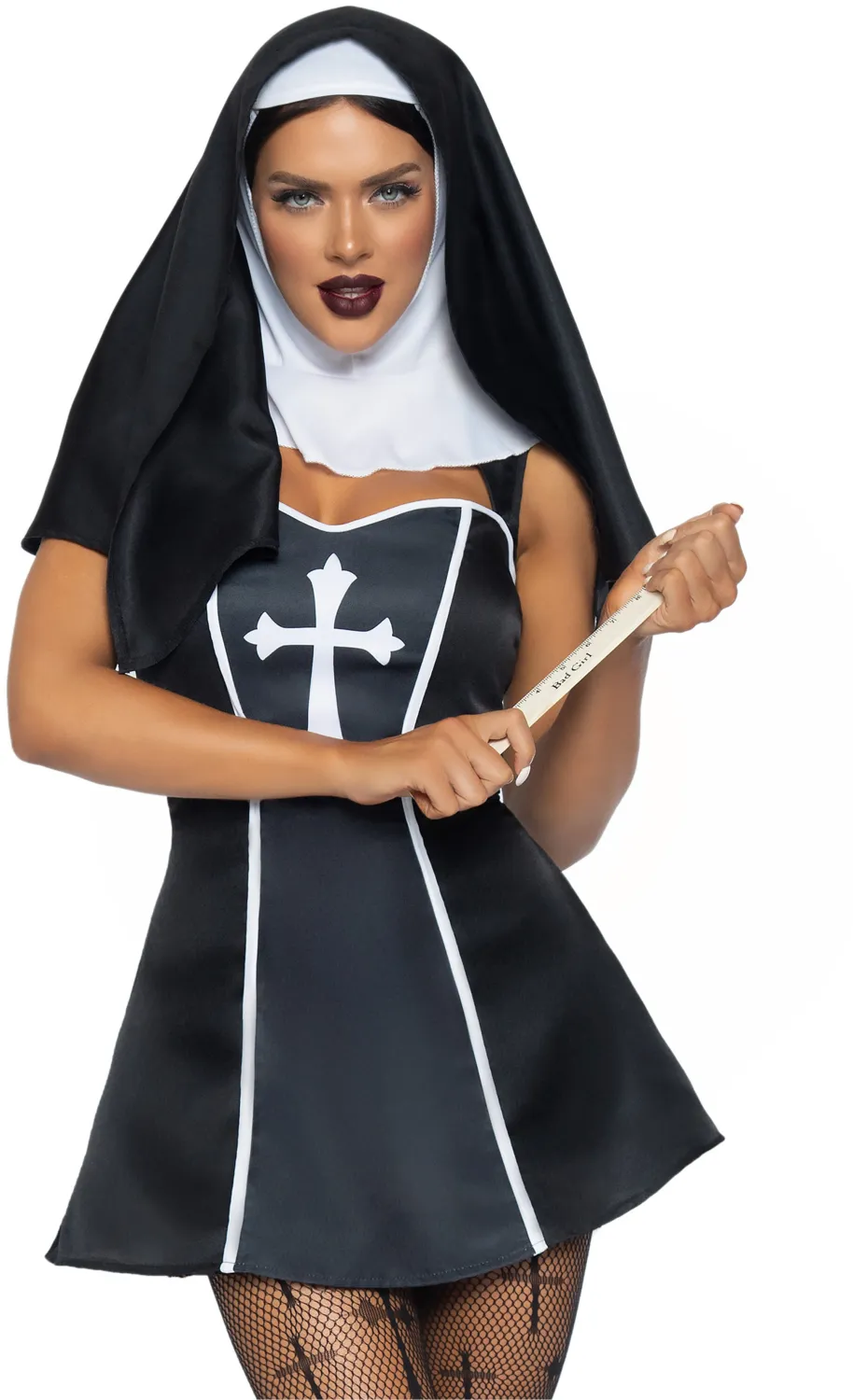 Leg Avenue Karneval Damen Kost&uuml;m Nonne Naughty Nun