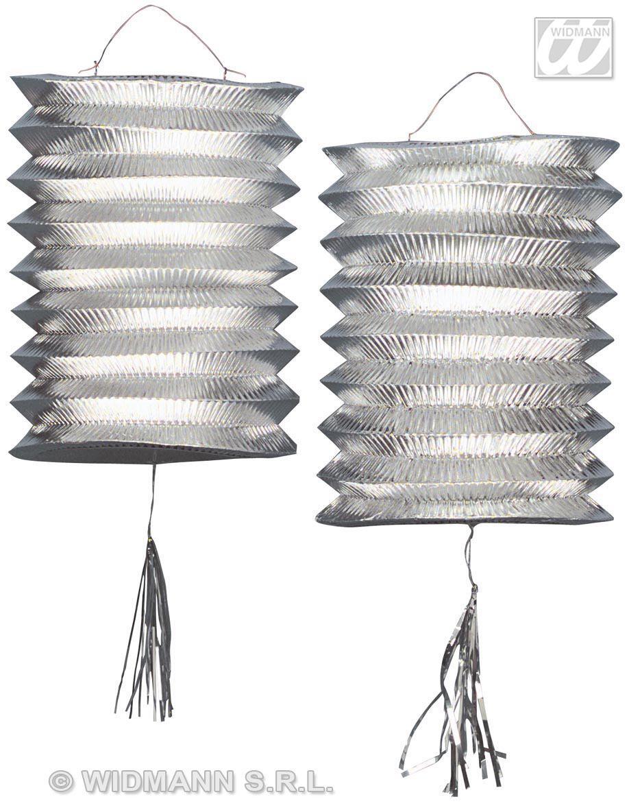 Lampion Zug-Laterne metallic Farbwahl