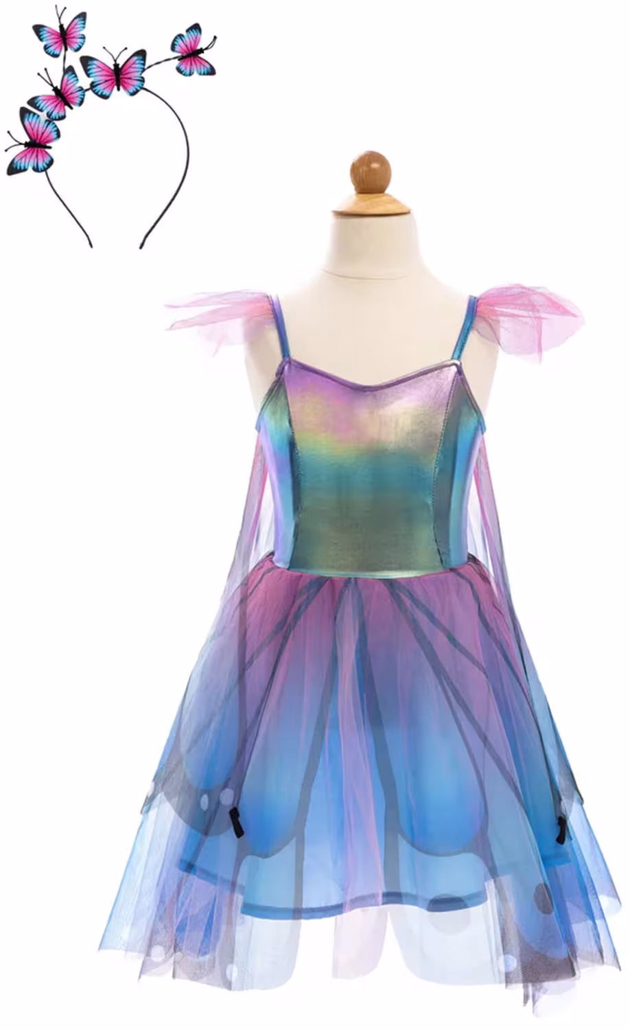Karneval M&auml;dchen Kost&uuml;m Schmetterling blau lila