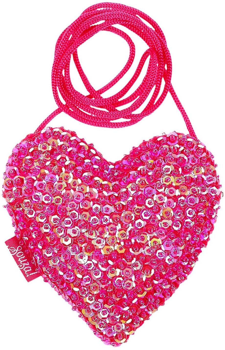 Souza Karneval Kinder Tasche Herz Emma Pailletten Farbwahl