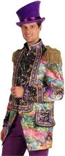 Thetru Karneval Herren Kost&uuml;m Jacke Frack Carnevale Fiesta lila