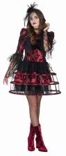 Karneval Halloween Damen Kost&uuml;m Gothic Girl