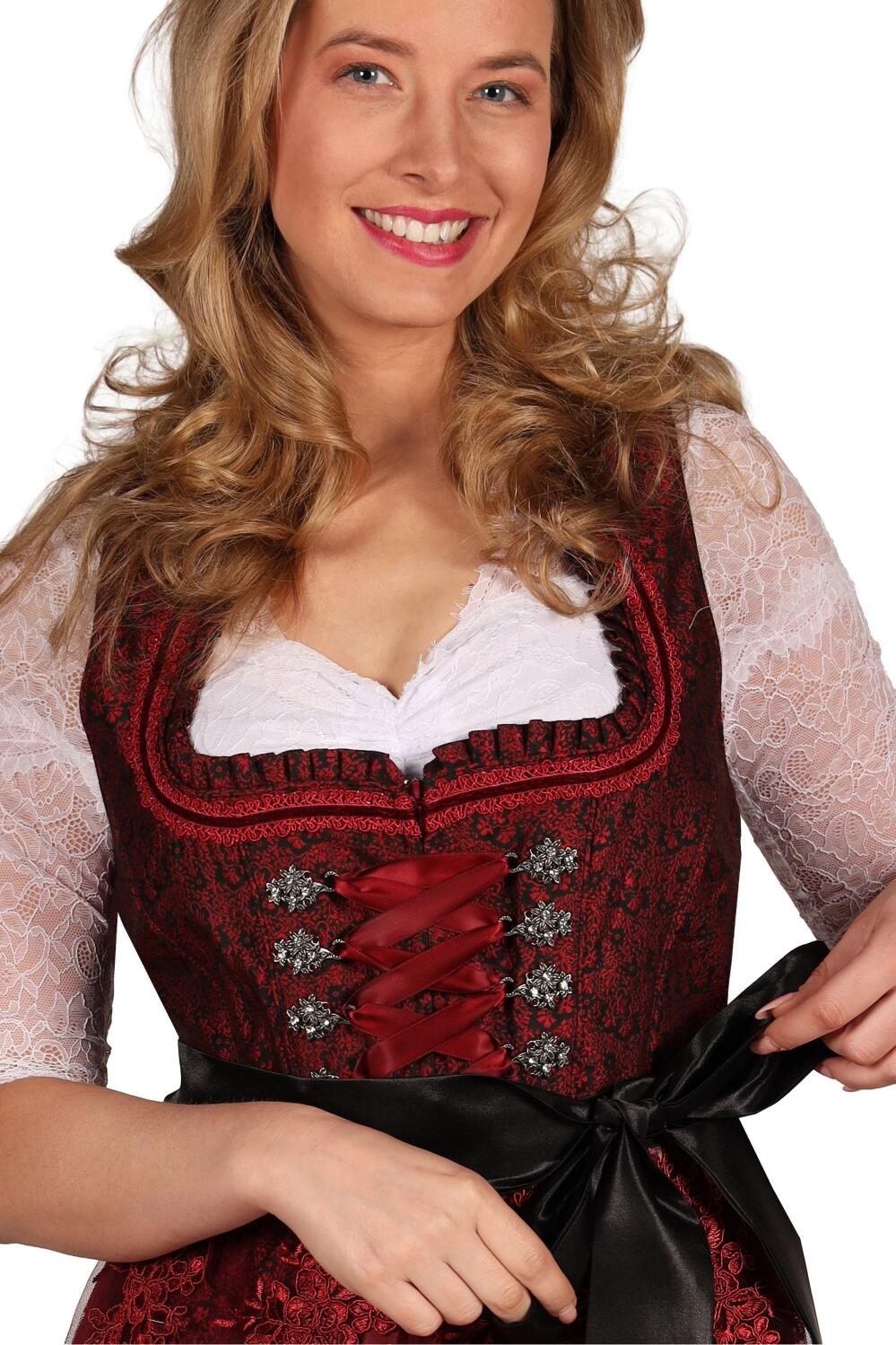 Thetru Oktoberfest Damen Dirndl Lia rot